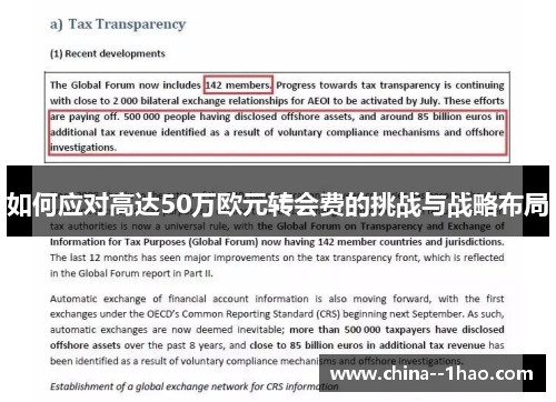 如何应对高达50万欧元转会费的挑战与战略布局