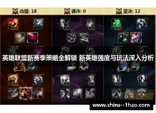 英雄联盟新赛季策略全解锁 新英雄强度与玩法深入分析